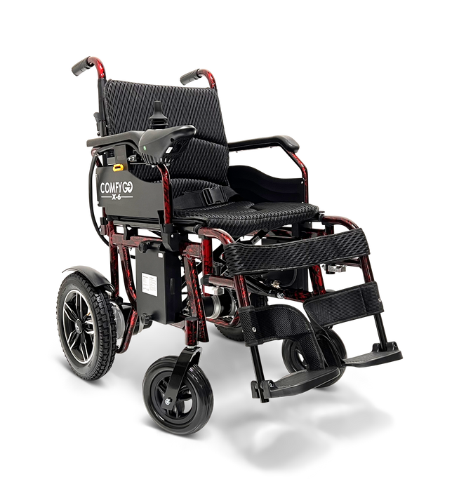 ComfyGo X-6 Lightweight Foldable Electric Wheelchair