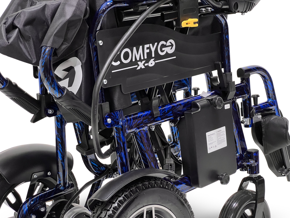 ComfyGo X-6 Lightweight Foldable Electric Wheelchair