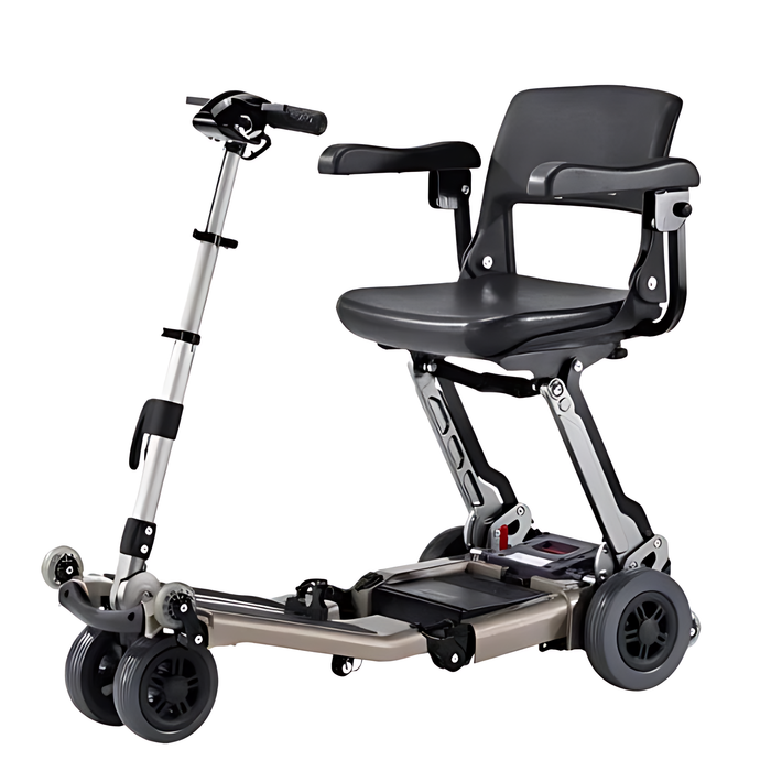 FreeRiderUSA Luggie Elite 4-Wheel Bariatric Foldable Travel Scooter