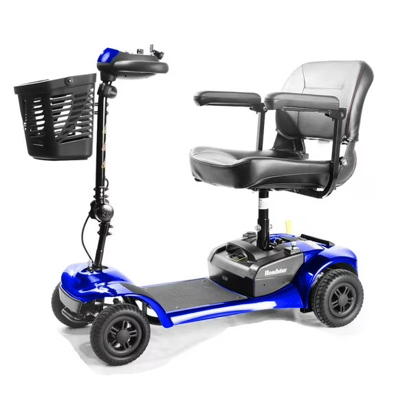 Merits Health Roadster 4 Mobility Scooter S741A - 12 Mile Extended Range & 300 lb Weight Capacity - Lightweight and Travel-Friendly