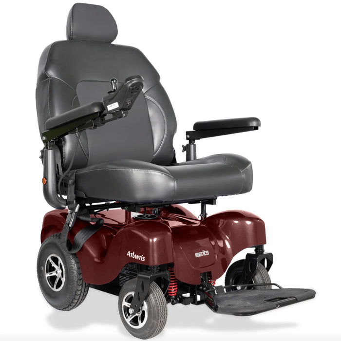 Merits Health Atlantis Heavy Duty Bariatric Power P710A - 32 Mile Extended Range & 600 lb Weight Capacity - Electric Wheelchair