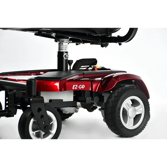Merits EZ-GO Electric Power Wheelchair P321 - 12 Mile Extended Range & 300 lb Weight Capacity - Travel-Friendly Power Chair