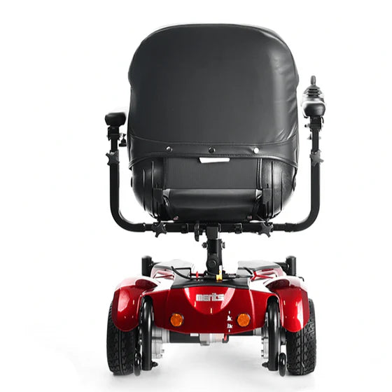 Merits EZ-GO Electric Power Wheelchair P321 - 12 Mile Extended Range & 300 lb Weight Capacity - Travel-Friendly Power Chair