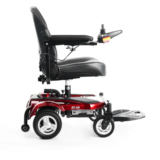 Merits EZ-GO Electric Power Wheelchair P321 - 12 Mile Extended Range & 300 lb Weight Capacity - Travel-Friendly Power Chair