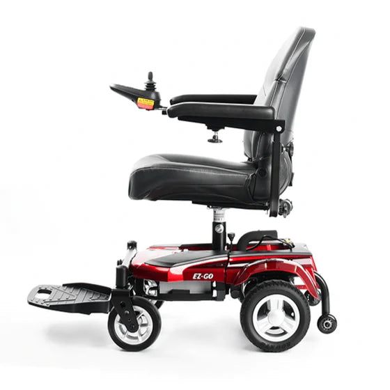 Merits EZ-GO Electric Power Wheelchair P321 - 12 Mile Extended Range & 300 lb Weight Capacity - Travel-Friendly Power Chair