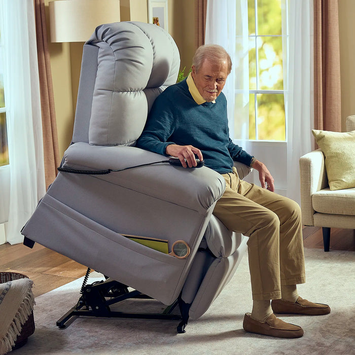 Journey Perfect Sleep Chair - Heat & Massage Control - Upright Sitting To Lay-Flat Recline - NASA Inspired Zero Gravity