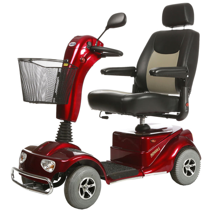 Merits Health Pioneer 4 Mobility Scooter - 18 Mile Extended Range & 400 lb Weight Capacity - Heavy-Duty Frame