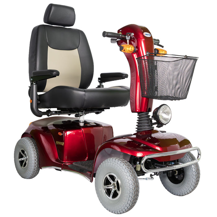 Merits Health Pioneer 10 Mobility Scooter - 32 Mile Extended Range & 500 lb Weight Capacity - Full Suspension