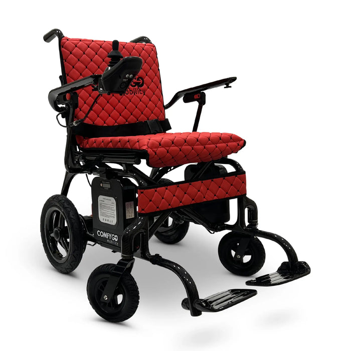 Carbon Fiber Electric Wheelchair - 15.5-miles Extended Range - Airline & Cruise Approved