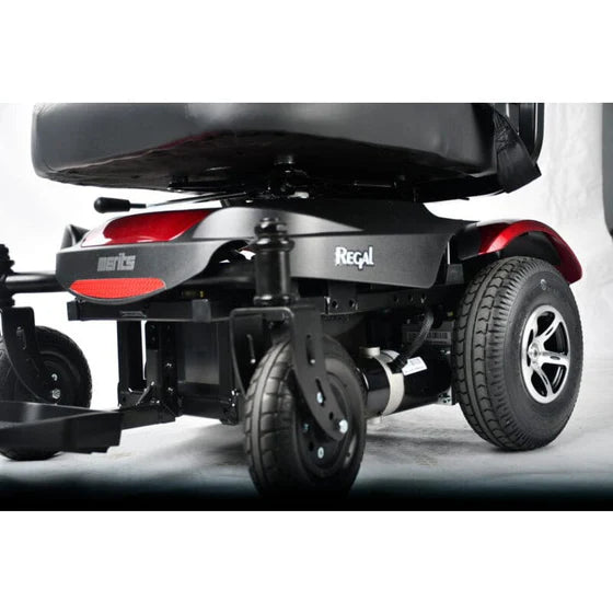 Merits Health Regal Rear-Wheel-Drive P310 - 18 Mile Extended Range & 300 lb Weight Capacity -  Electric Power Wheelchair