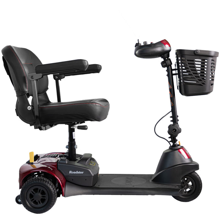 Merits Health Roadster 3 Mobility Scooter 3-Wheel S731A - 12 Mile Extended Range & 300 lb Weight Capacity - Lightweight Scooter