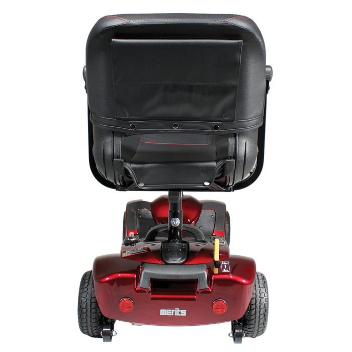 Merits Health Roadster 4 Mobility Scooter S741A - 12 Mile Extended Range & 300 lb Weight Capacity - Lightweight and Travel-Friendly
