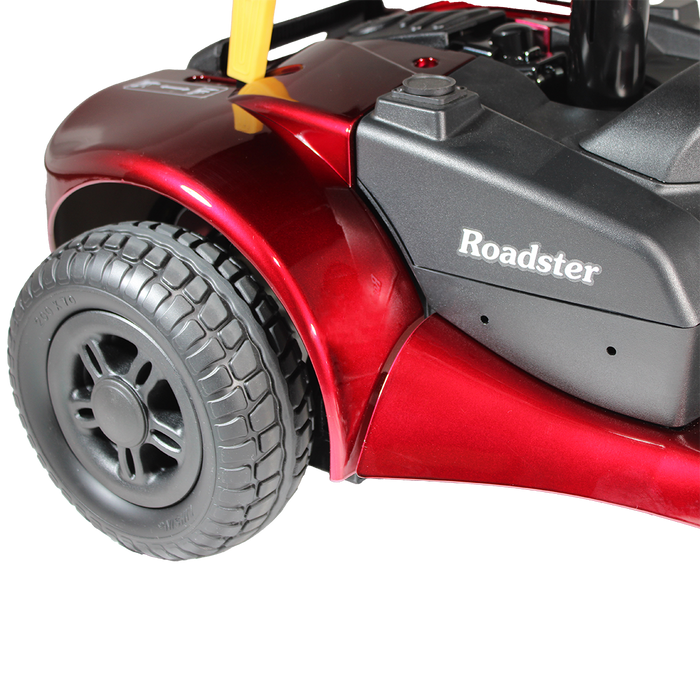 Merits Health Roadster 4 Mobility Scooter S741A - 12 Mile Extended Range & 300 lb Weight Capacity - Lightweight and Travel-Friendly