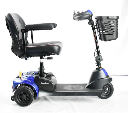 Merits Health Roadster 3 Mobility Scooter 3-Wheel S731A - 12 Mile Extended Range & 300 lb Weight Capacity - Lightweight Scooter