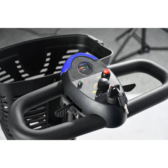Merits Health Roadster 3 Mobility Scooter 3-Wheel S731A - 12 Mile Extended Range & 300 lb Weight Capacity - Lightweight Scooter