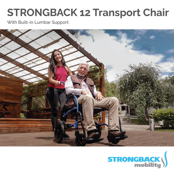 Strongback Excursion 12 Folding Transport Wheelchair