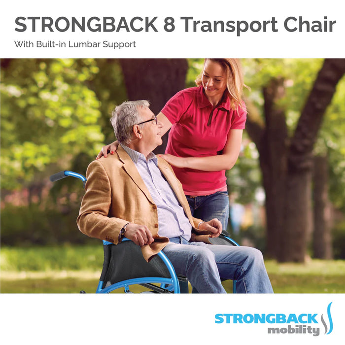 Strongback Excursion 8 Folding Transport Wheelchair