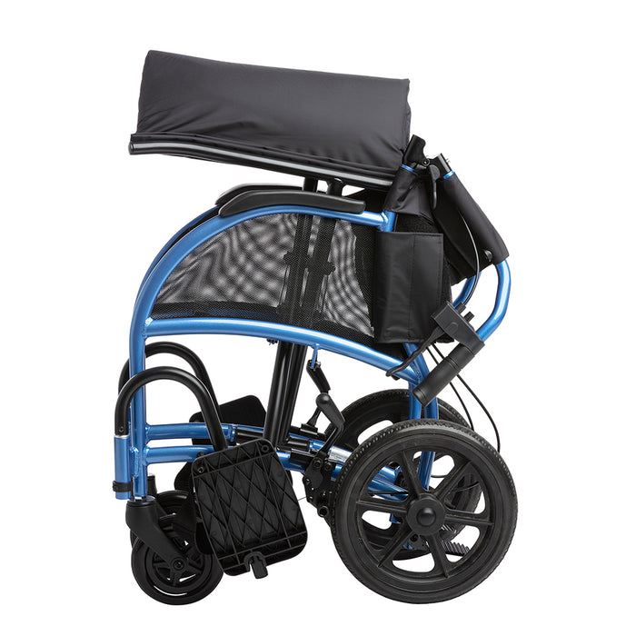 Strongback Excursion 12 + Attendant Brakes Transport Wheelchair