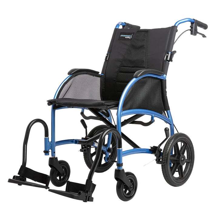 Strongback Excursion 12 + Attendant Brakes Transport Wheelchair