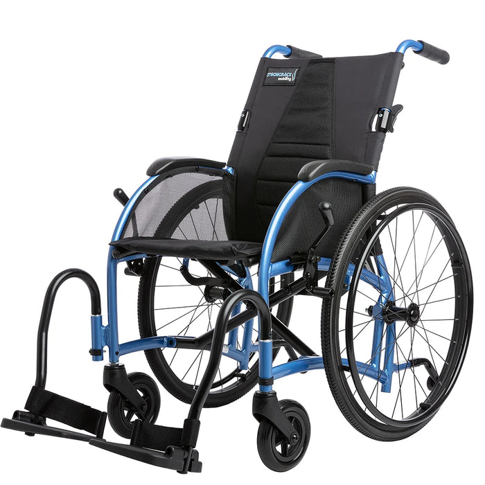 Strongback 22S Comfort Small Folding Transport Wheelchair