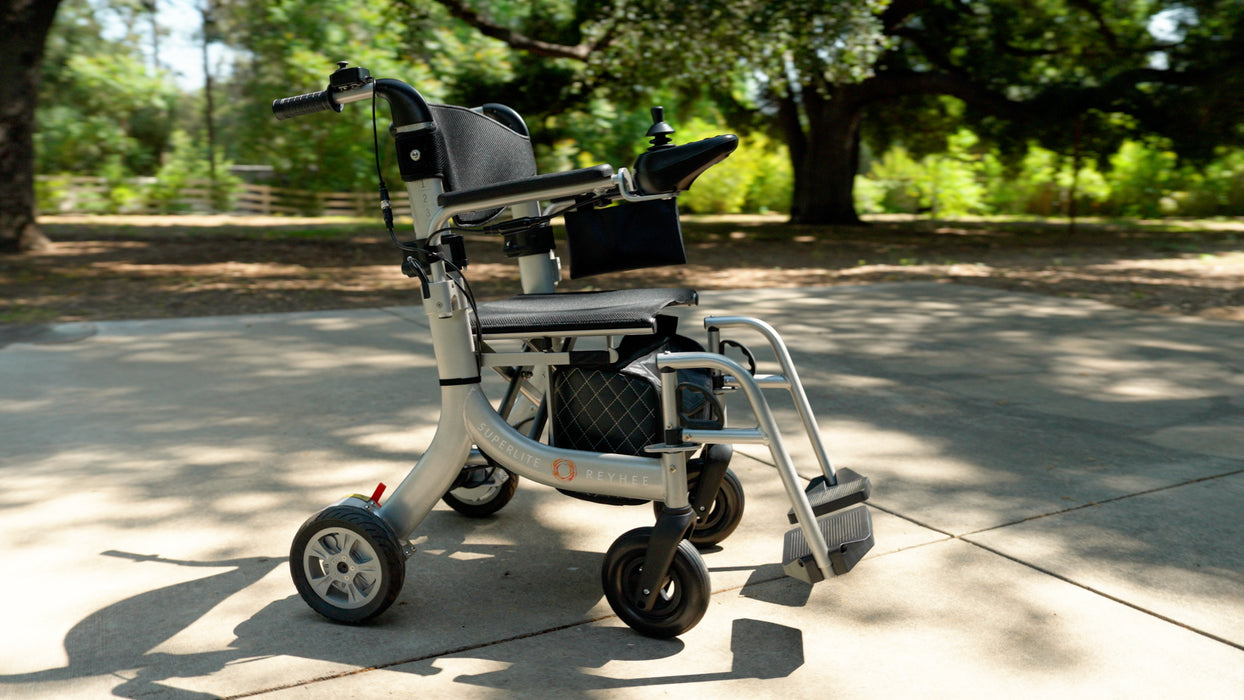 Reyhee Superlite 3-in-1 Compact Foldable Electric Wheelchair - XW-LY001-A