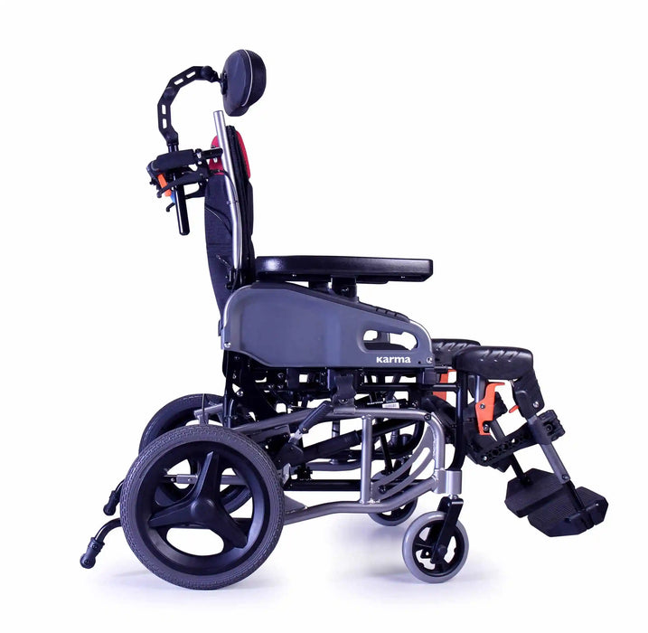 Karman VIP2-TR Tilt-in-Space Reclining Folding Manual Wheelchair