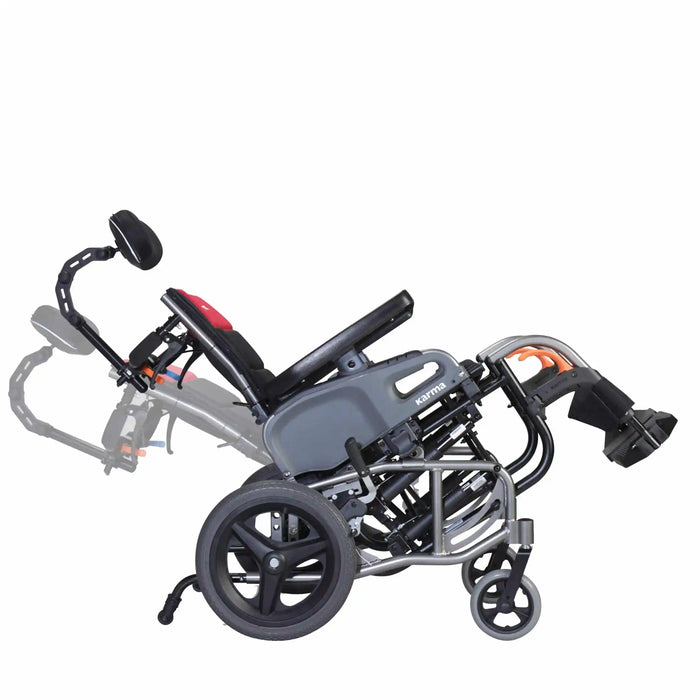 Karman VIP2-TR Tilt-in-Space Reclining Folding Manual Wheelchair