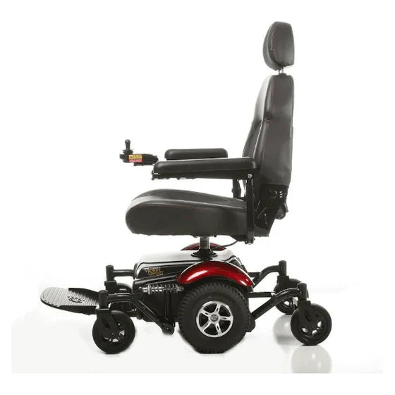 Merits Health Vision Sport Electric Power Wheelchair P326 - 18 Mile Extended Range & 300 lb Weight Capacity - Full Suspension