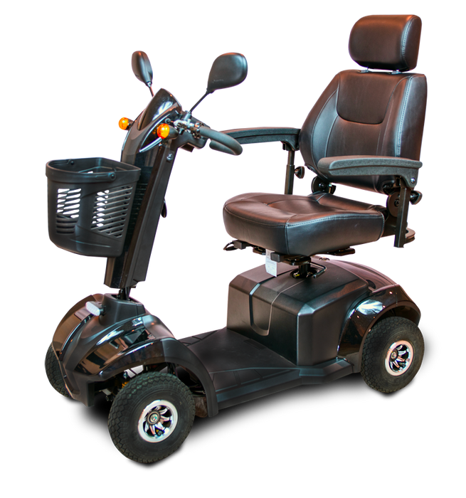 EV Rider City Rider - 17-Mile Extended Range & 350 lb Weight Capacity - Precision Turning