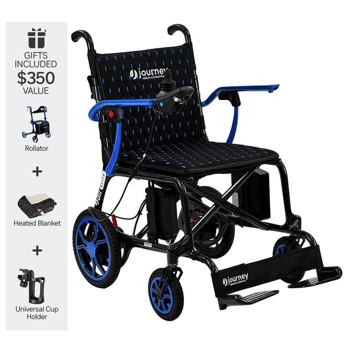 Journey Air Elite - Electric Wheelchair  - Quick Fold Design & Ultralight Weight