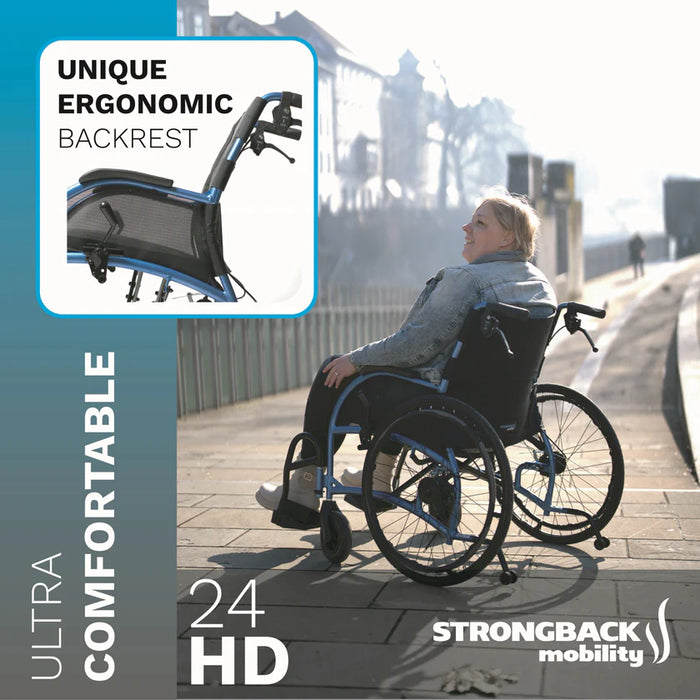 Strongback 24HD Heavy Duty Manual Wheelchair