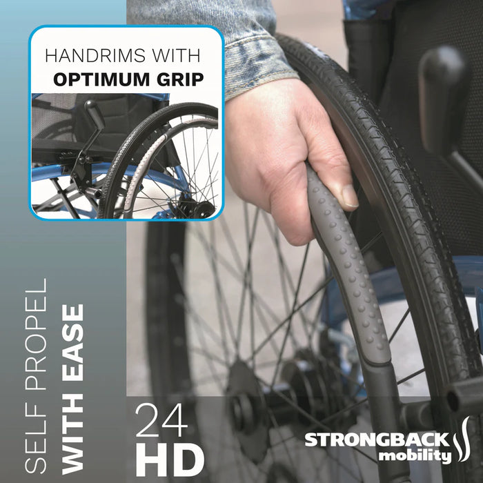 Strongback 24HD Heavy Duty Manual Wheelchair