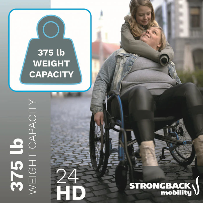 Strongback 24HD Heavy Duty Manual Wheelchair