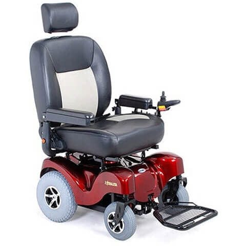 Merits Health Atlantis Heavy Duty Bariatric Power P710A - 32 Mile Extended Range & 600 lb Weight Capacity - Electric Wheelchair