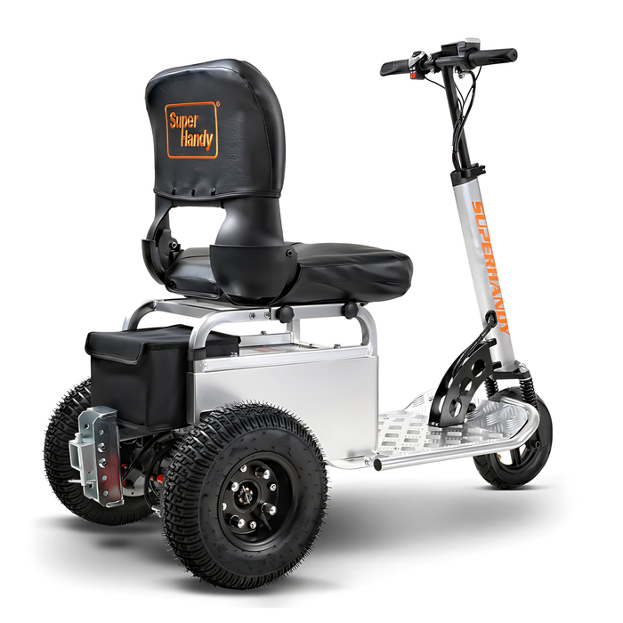 SuperHandy Tugger Tow Tractor 3-Wheel Mobility Scooter - GUO098