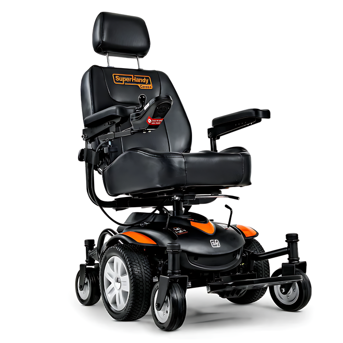 SuperHandy GoRide CRX Mid-Wheel Drive Power Wheelchair - GUT171