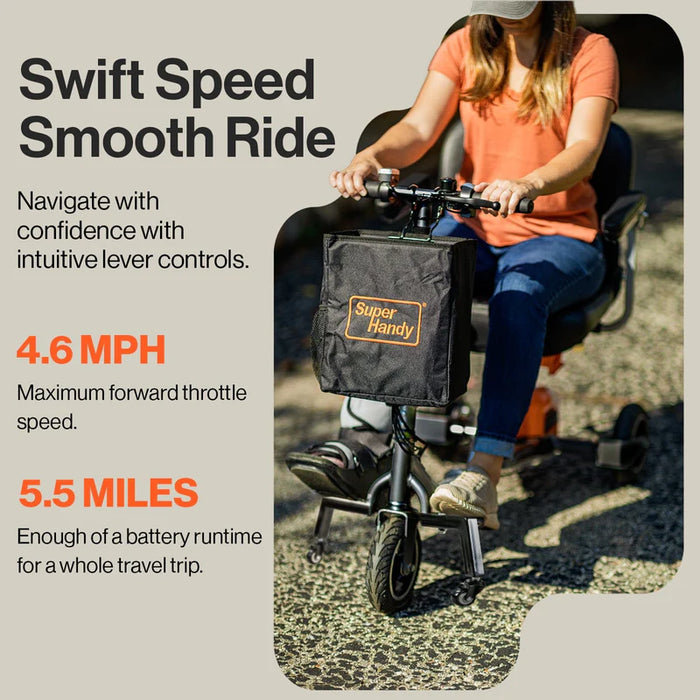 SuperHandy Passport Plus Lightweight Mobility Scooter - GUT140