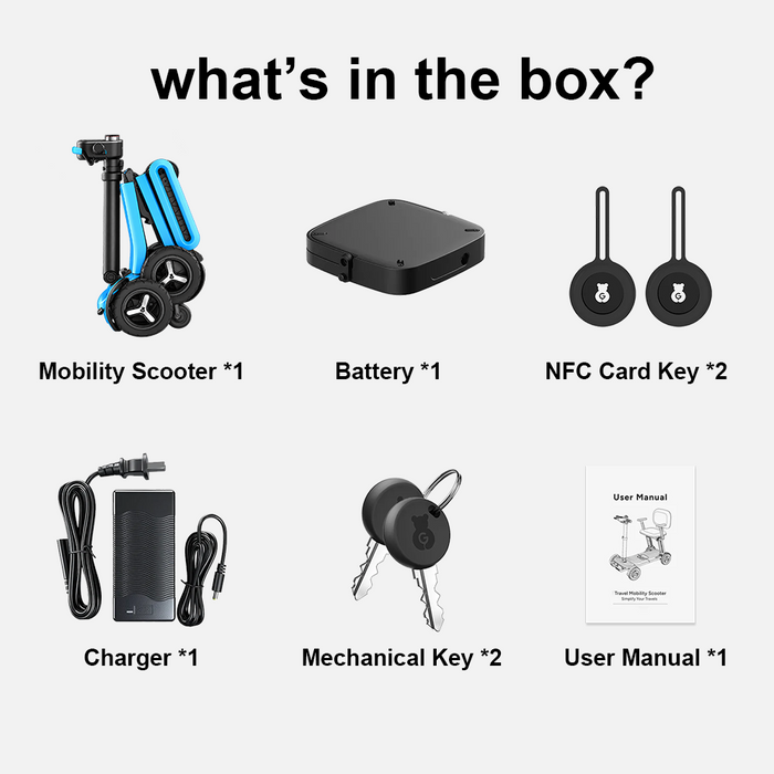 Horizon Air - Lightweight Portable Mobility Scooter